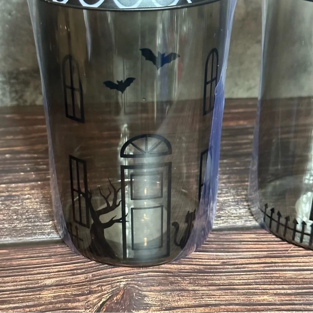 Target Bullseye Halloween Haunted House Glass Canister Set